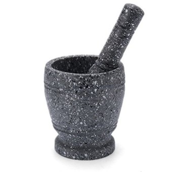 Hard Silicon Marble Pattern Pestle Grinding Tool ( Okhal ) For Kitchen