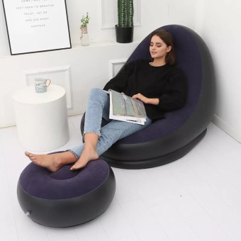 Air Sofa 2 In 1 Intex Ultra Lounge Inflatable Sofa Chair And Ottoman