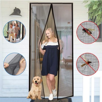 Hand-free Magic Mesh Anti-mosquito Screen Door Curtain