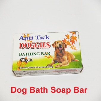 DOGGIES Anti Tick Bathing Soap Bar For Dog Pet 80gm