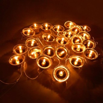 Tihar Decorative Golden Diyo Light