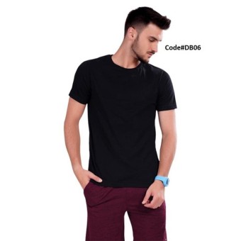 Combo Dark Black Soft Light Comfortable Round Neck Plain Men T-shirt Combo 100% Cotton Made Pack of 3