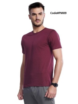 Combo Maroon Soft Light Comfortable Round Neck Plain Men's T-shirt Combo 100% Cotton Made Pack of 3