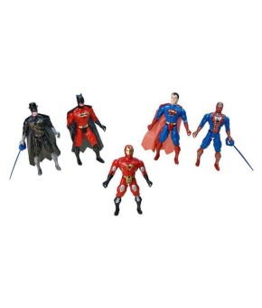 5 in 1 Avengers Super Hero Collection Toy