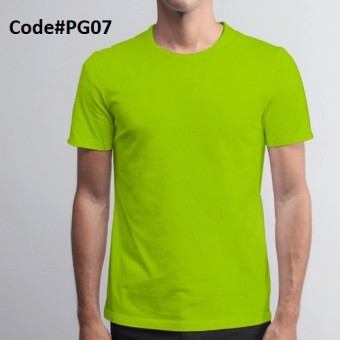 Combo Parrot Green Soft Light Comfortable Round Neck Plain Men's T-shirt Combo 100% Cotton Made Pack of 3