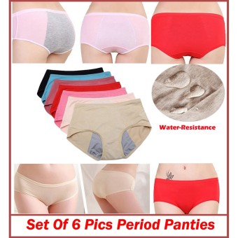 6 Sets Of Period Panties Women