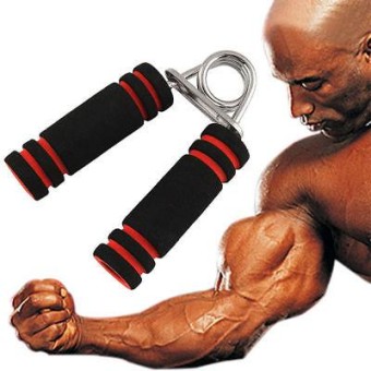 2 Piece Hand Wrist Power Grip Strength Training Fitness Gym Exerciser Gripper