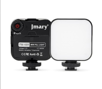 Jmary FM48R Mini LED Video Light Fill Light Dimmable