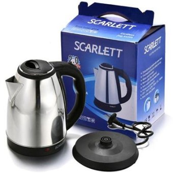 Scarlett Electric Kettle 2 Liter with Hot Water Design