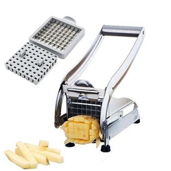 French Fries Strip Slicer Cutter Potato Cut Fries Machine Making Tool in Stainless Steel