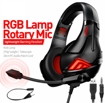 XMOWI R2 RGB Lighting Gaming Headset | Gaming Headphone with Mic | Best Price