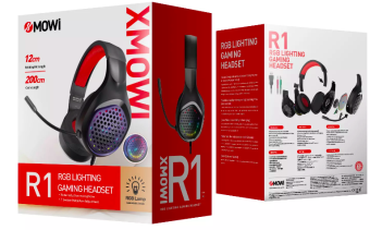 XMOWI R1 RGB Lighting Gaming Headset | Gaming Headphone | Best price in Nepal