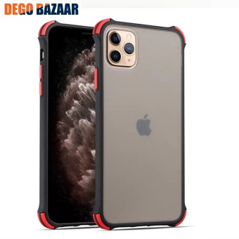 Apple iPhone 11 Contrast Color Shock-proof Matte Skin Feeling TPU Mobile Cover With PC Hybrid Case for Apple iPhone 11