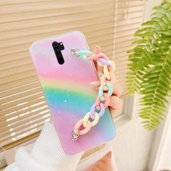 Redmi Note 8 Pro Rainbow Bracelet Mobile Cover & Case ins Popular Chain Back Cover for Redmi Note 8 Pro