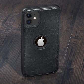 IPhone 11 Back Cover Case Shockproof Camera And Screen Protection PU Leather Logo View Case For IPhone 11