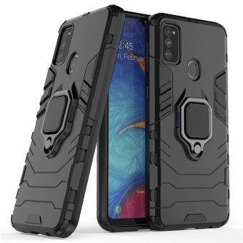 Samsung Galaxy M21 And Samsung Galaxy M30s Mobile Cover - Original Armor Case Ring Holder Stand Phone Back Cover for Samsung Galaxy M21 And Samsung Galaxy M30s