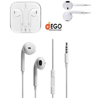  Dego Original Earphone Remote & Mic Handsfree iPhone & Android Phones