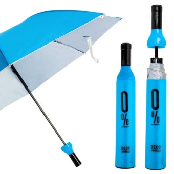 Stylish Umbrella Folding Plastic Bottle Umbrella