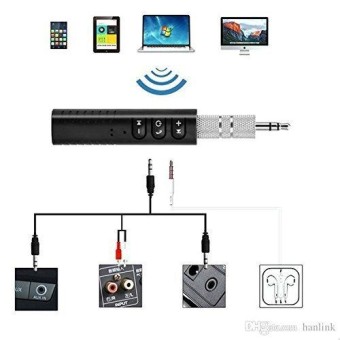 Wireless Bluetooth Receiver Audio Music Receiver Adapter For Speaker Car Aux Hands-Free Kit Compatible With All Android, Ios And Ios Devices