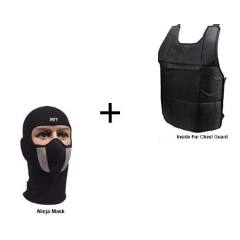 Combo Pack of And Ninja Mask And Inside Fur Chest Guard
