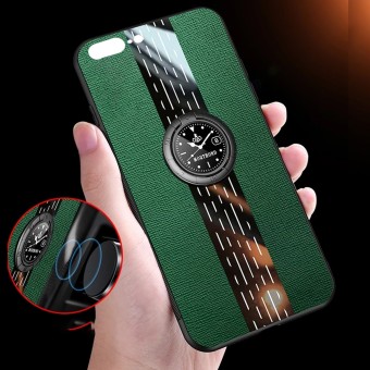 Apple iPhone 7 Plus & iPhone 8 Plus Luxury Mobile Cover with Finger Holder Ring Stand, Slim Soft Shockproof