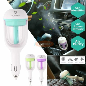 Mini Travel Portable Cool Mist Ultrasonic Air Humidifier | Car Humidifier | Air Purifier | Freshener | Aromatherapy | Essential Oil Diffuser For Fragrance