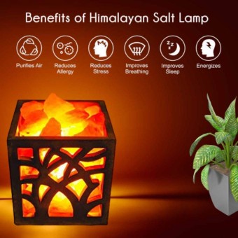Rock Salt Lamp For Positive Energy | Vastu | Healing | Harmony | Purification | Best Wellness Lamp And Candles |Décor | Natural Himalayan Pink Salt Lamp | Electric