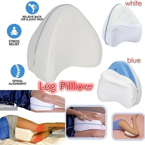 Luna Orthopedic Knee Pillow for Sciatica Relief, Back Pain, Leg Pain, Pregnancy, Hip and Joint Pain | Memory Foam Wedge