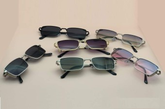 Full Black Square Balen Shah Sunglasses For Unisex