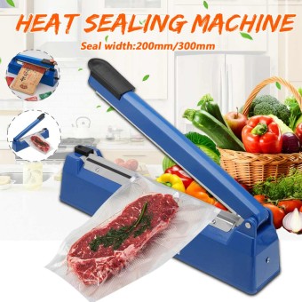 Impulse Sealer | Heat Sealing Machine | Vacuum Bag Sealer | Plastic Sealer 220V 50/60HZ,blue 300MM