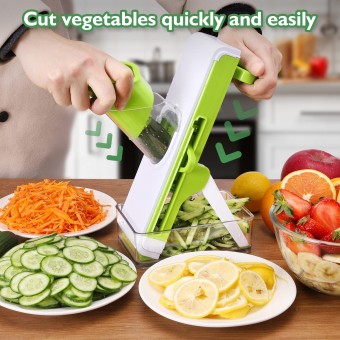 Safe Mandoline Vegetable Chopper Slicer Multifunction Cutter