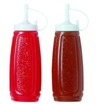 Ketchup Squeeze Bottle Plastic Salad Bottle Squeeze Bottle Sauce Bottle