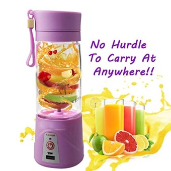 USB Portable Blender Juicer Cup Fruit Mixing Machine with Charger Personal Sized For Gym Travel Office School