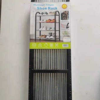 4 layer shoes rack steel