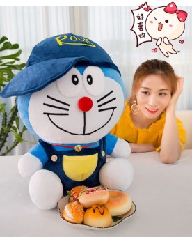 Cute Soft Doremon 20-inch Stuffed Playing Animal Plush Toys Doll for Kids Girlfriend Friends Love on Birthday Valentines Day Anniversary Gift