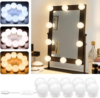 CanLing LED Makeup Mirror Light Bulb Vanity Lights (USB) (10 pcs/sets)