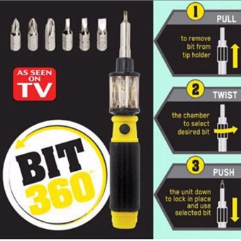 Bit 360 – 6 In 1 Screwdriver And Bit Set –