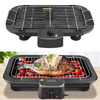 Electric Smokeless Barbeque Grill and Barbeque Grill Toaster Multifunction BBQ