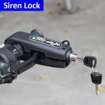 Universal Motorcycle Bike Scooter Handlebar Safety Lock Security Lock Anti Theft Protection Siren Lock