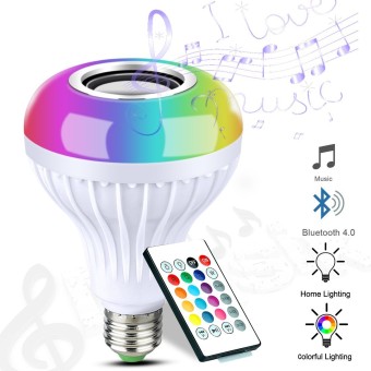 Bluetooth Disco Light Bulb Speaker Color Changing Lights Smart Led Remote Making Your Home Colorful Disco