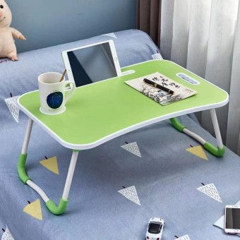 Foldable Laptop Table Desk with Cup Holder Kids Writing Table Study Table