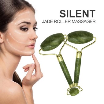 Facial Roller & Massager For Face Gouache Scraper Natural Massager Jade Roller