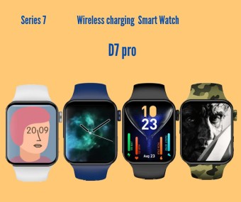 D7 Pro Smartwatch | Watch Series 7 Heart Rate, Blood Oxygen Pressure, and Support for Bluetooth Calls