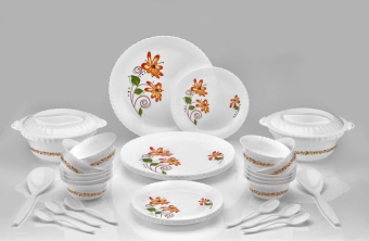 Belizzi 36-Piece Casual Plastic Dinnerware Set for Home