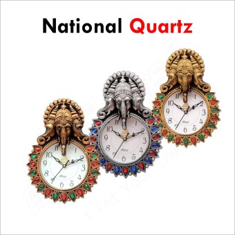 National Quartz Crafts World Wall Clock for Home and Office Decor