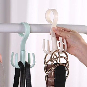 Multipurpose 360-degree Rotating Hook Creative Plastic Hanger