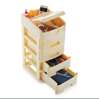 Mini Drawer Table Storage Organizer 4 Layer Mini Drawer
