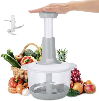 Manual Food Chopper Hand-Press Vegetable Chopper