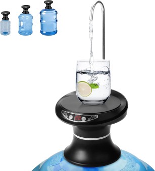 Portable Automatic Water Dispenser Pump with Tray USB Rechargeable