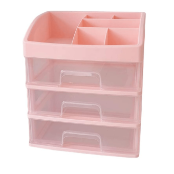 Multi-Function Cosmetic Drawer Organizer Makeup Storage Case